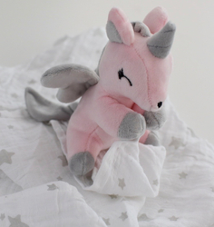 Jednorożec różowy rozmiar S- Melootka