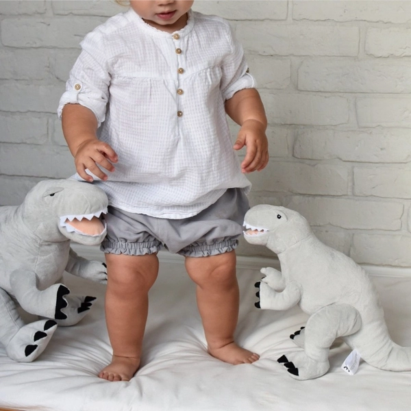 Szary Dinozaur pluszowy- Tyrannosaurus Rex- Melootka- Rozmiar M