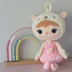 Różowa Alpaka 48cm Metoo