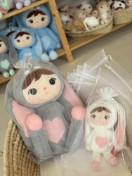 Biały woreczek prezentowy z organzy – rozmiar XL (38 × 58 cm)