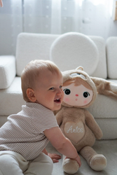 Beżowy Królik 70 cm - Lalka Metoo