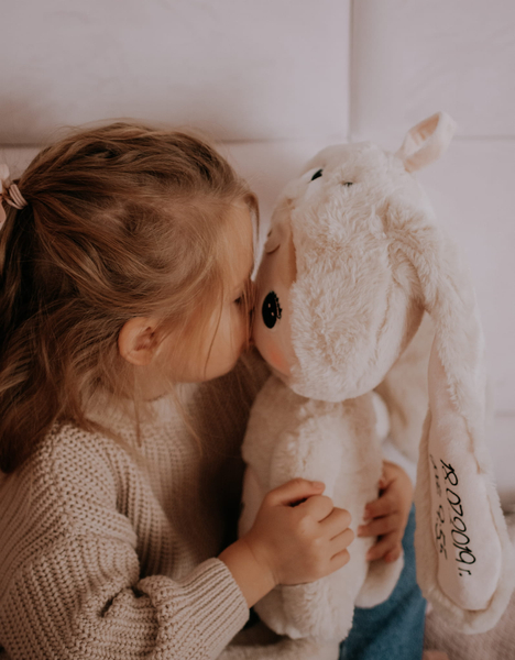 Jasno Beżowy Królik 70 cm - Lalka Metoo