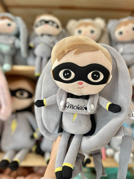 Plecak Metoo z wyjmowanym pluszakiem - Chłopak Superboy