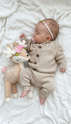 Pluszowa Sarenka z kolorowym wianuszkiem