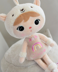 Beżowa Alpaka 48cm Metoo