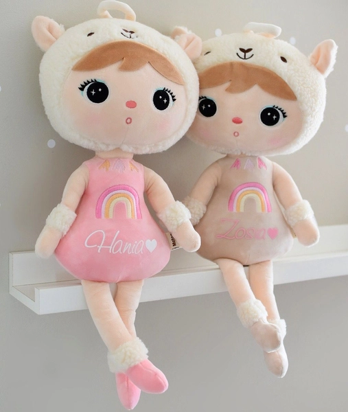 Różowa Alpaka 48cm Metoo