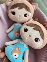 Lalka Metoo Niebieski Jelonek 50cm