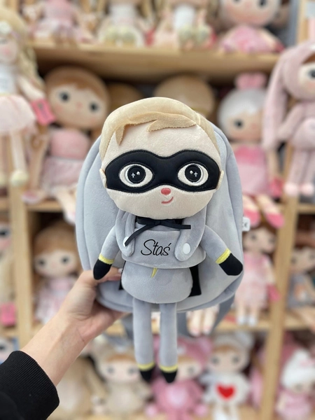 Plecak Metoo z wyjmowanym pluszakiem - Chłopak Superboy