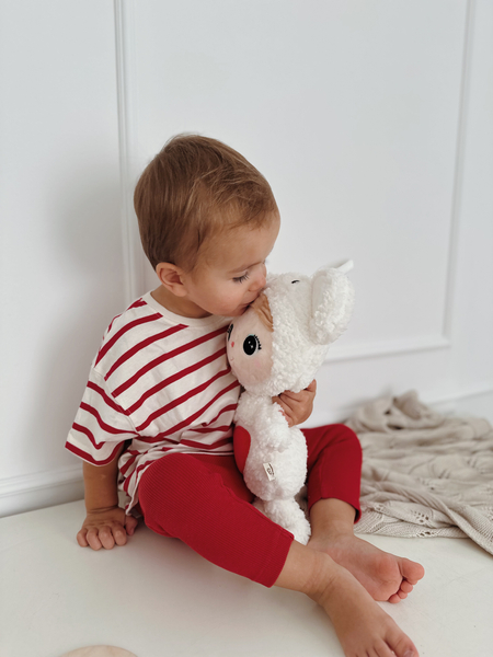 Miś Polarny z serduszkiem 46cm