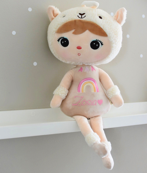 Beżowa Alpaka 48cm Metoo