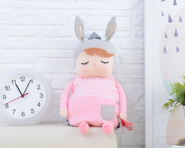 Różowy Plecak z uszkami Metoo